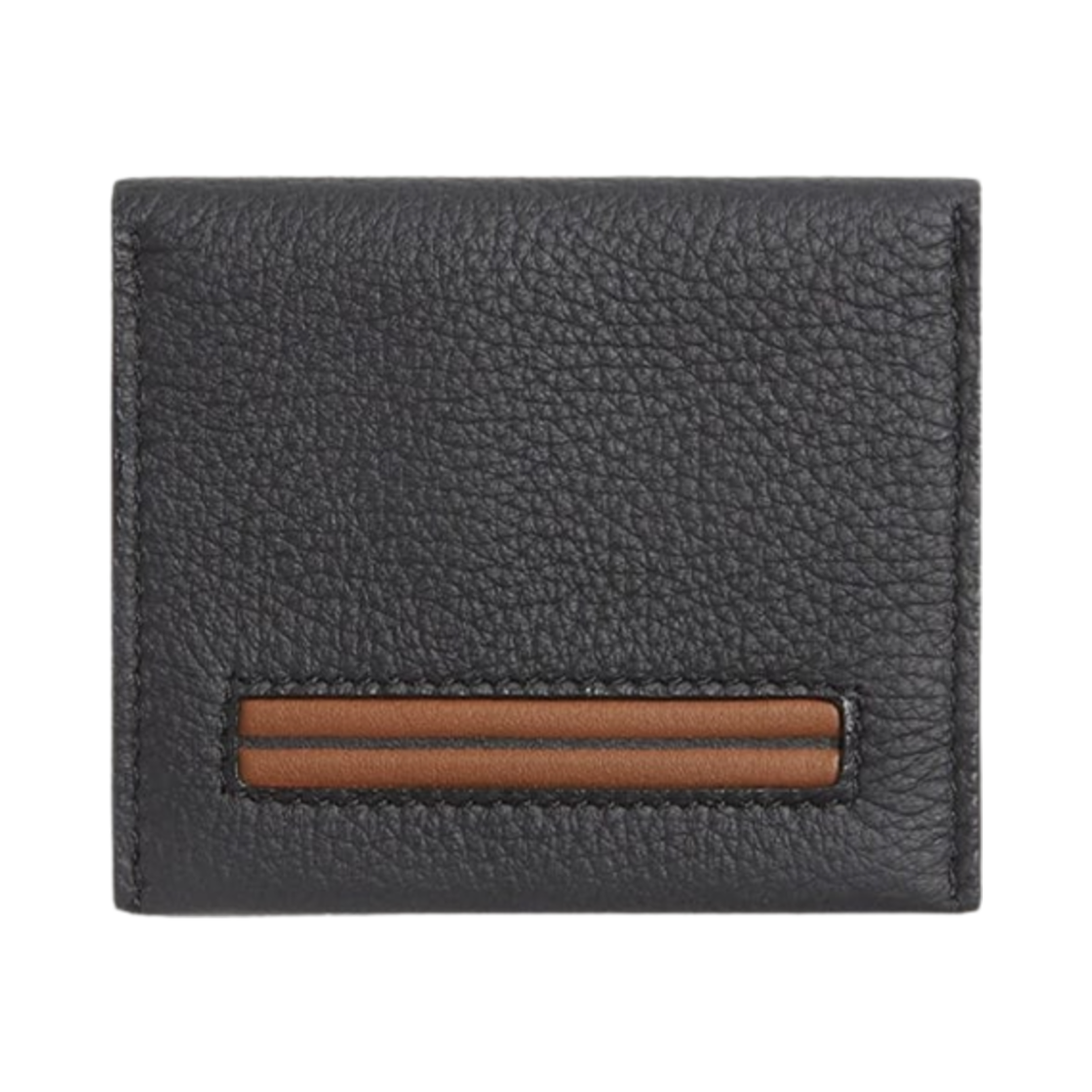 LHCBU-E1914Z-NVS Zegna Deerskin Card Case Black