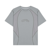 Art of Field Flatlock Stitch Short Sleeved T-Shirt Light Gray