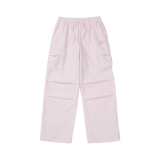 (W) Snow Peak x Hello Kitty Seersucker Check Pants Light Pink