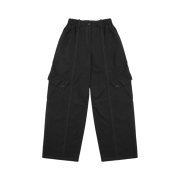 Sllow Garments Double Pocket Cargo Pants Black