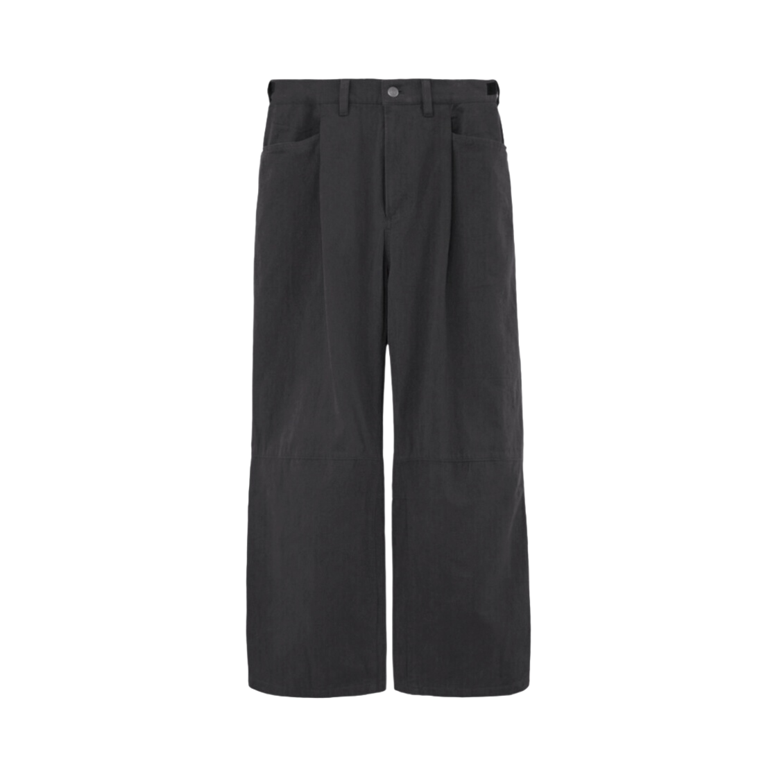 폴리테루 1011 고시마 팬츠 리벳 플라워 그린 차콜 - 24SS(Polyteru 1011 Gosima Pants Rivet Flowers Green Charcoal - 24SS) - 1