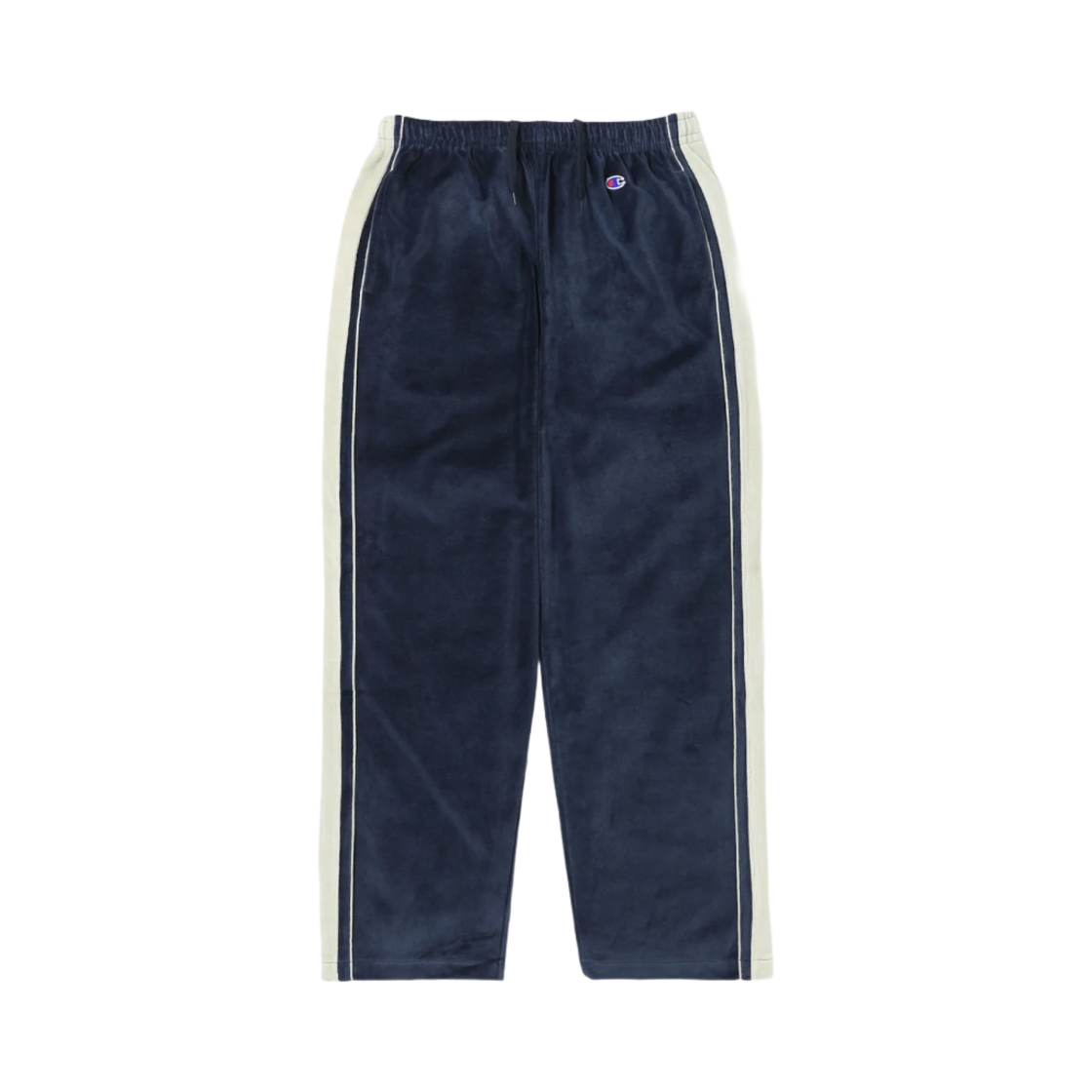 CP233TPANP01NAV/C8-Y225 Champion x Thisisneverthat Velour Track Pants Navy