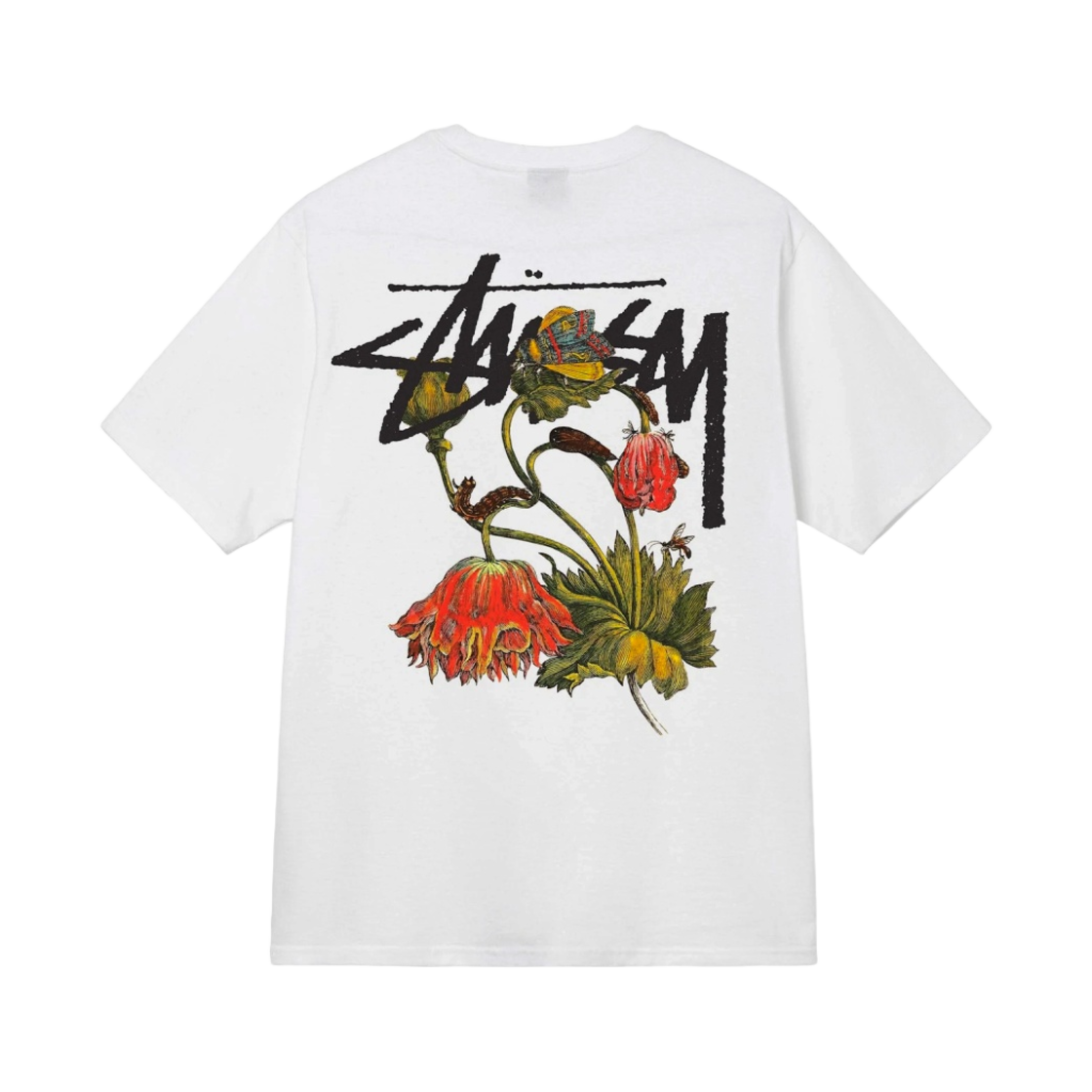 스투시 위더드 플라워 티셔츠 화이트 | Stussy | KREAM