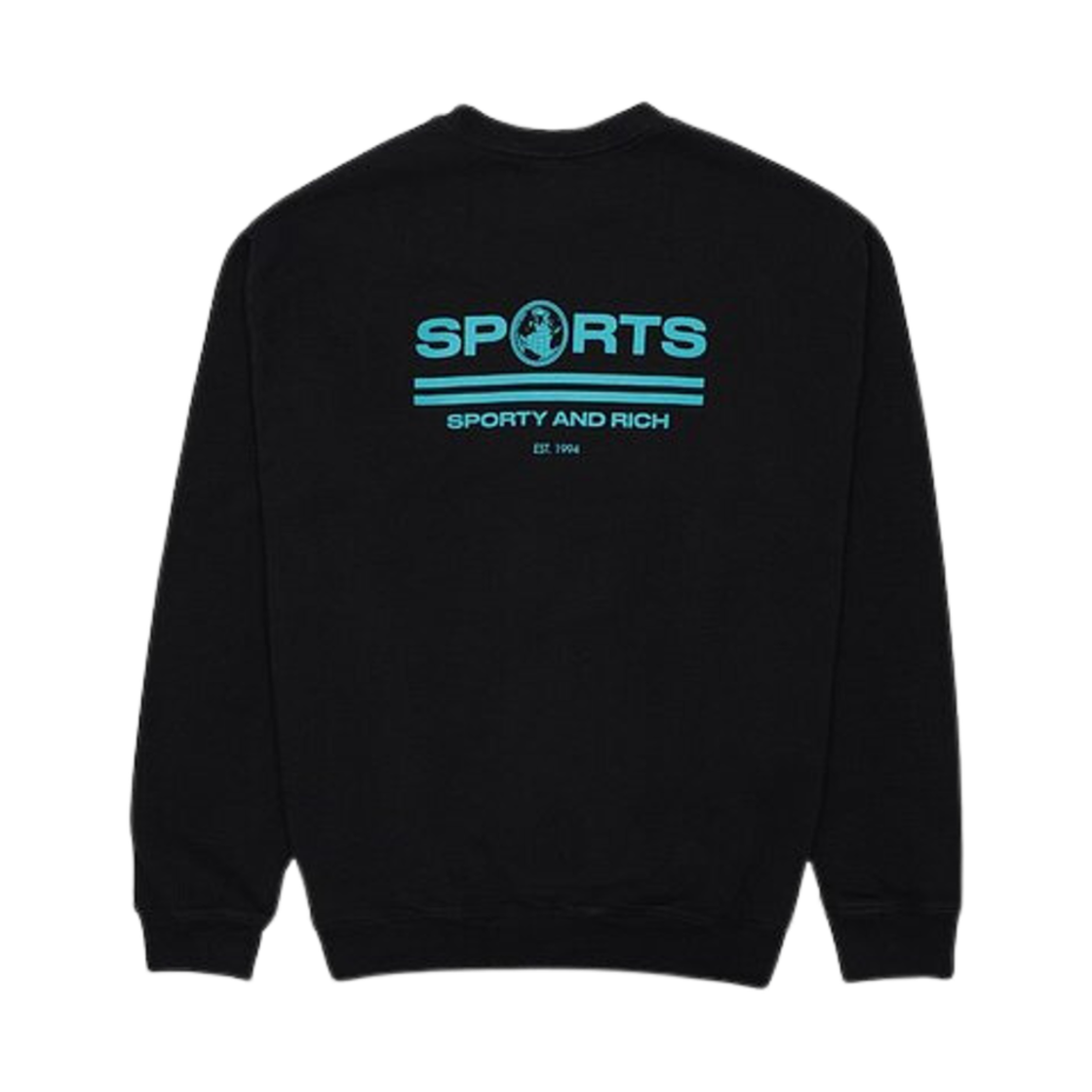 스포티 앤 리치 스포츠 크루넥 블랙(Sporty & Rich Sports Crewneck Black) - 1
