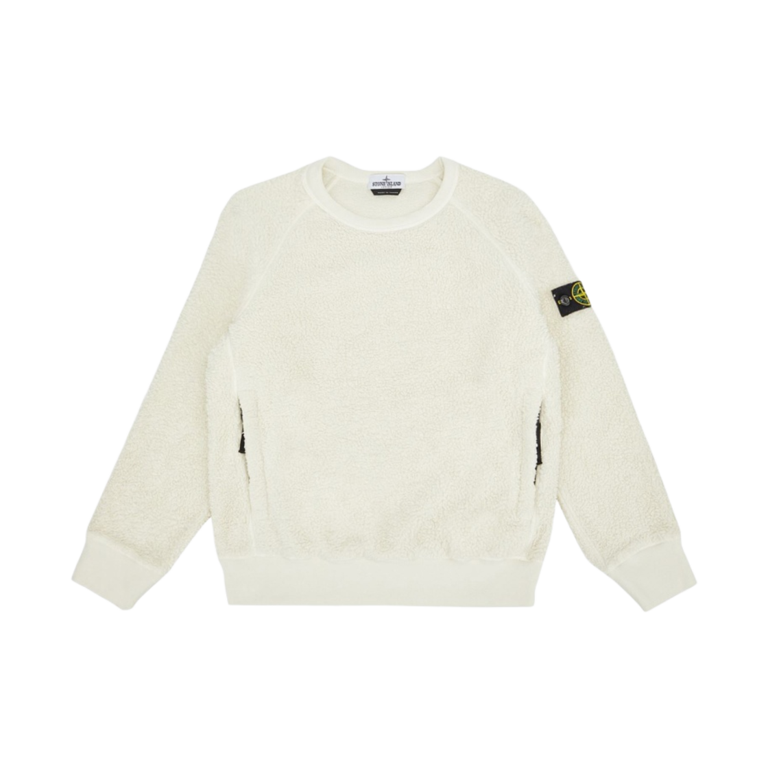 771660143-V0097 (Kids) Stone Island 60143 Terry Cotton Pile Garment Dyed Crewneck Sweatshirt Stucco - 22FW - 대표 이미지 #1