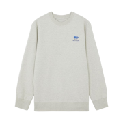 Maison Kitsune x Ader Error Layer Triple Fox Sweatshirt Oatmeal