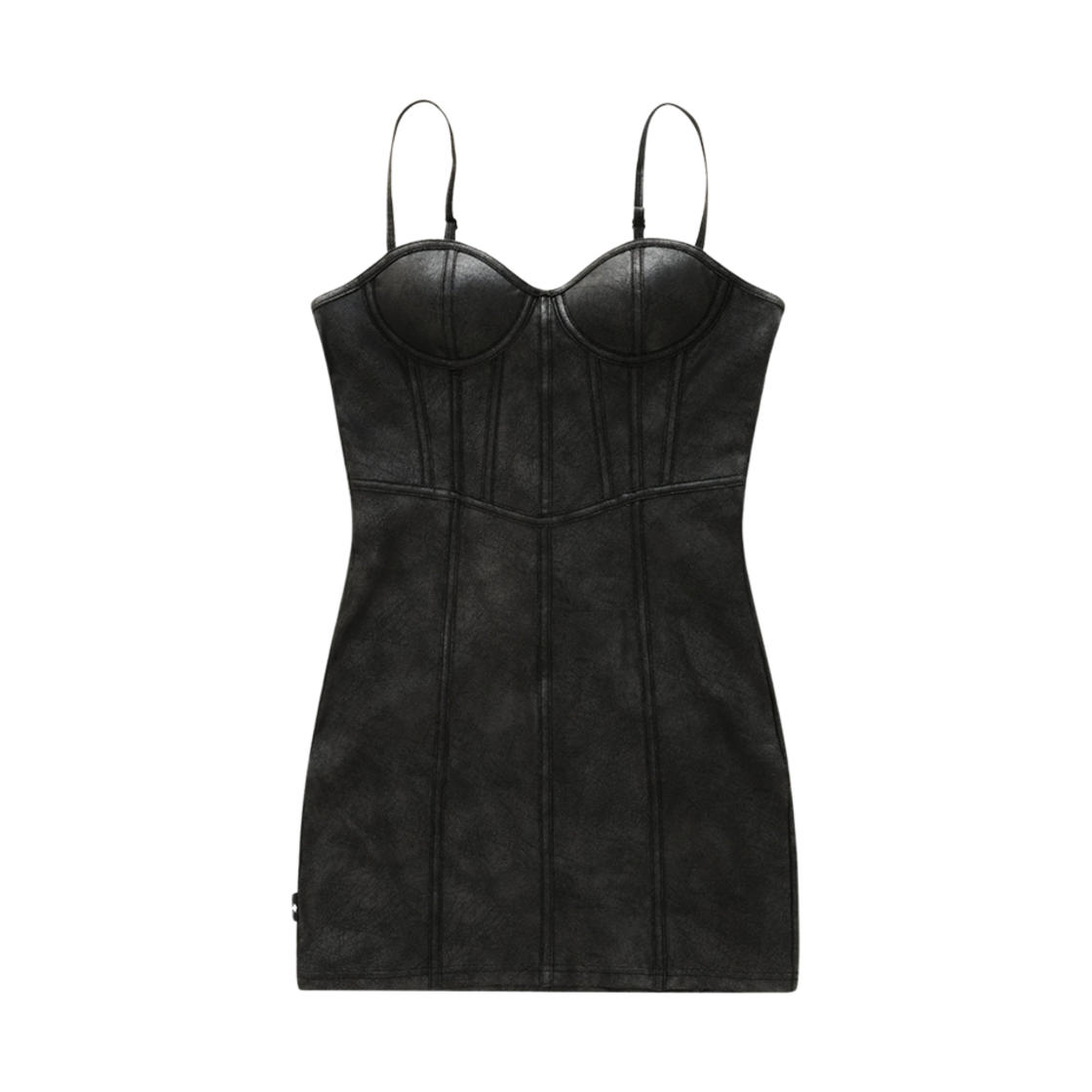 (W) 에스엠에프케이 와일드월드 락 코르셋 숏 브레이스 드레스 블랙((W) SMFK Wildworld Rock Corset Short Brace Dress Black)