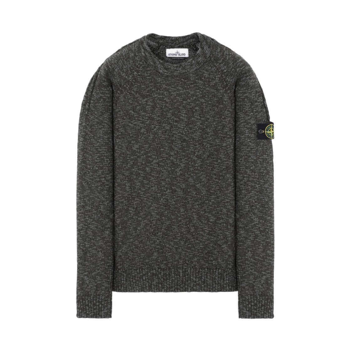 7315573D3-V0055 Stone Island 573D3 Crewneck Knit Olive - 20FW - 대표 이미지 #1