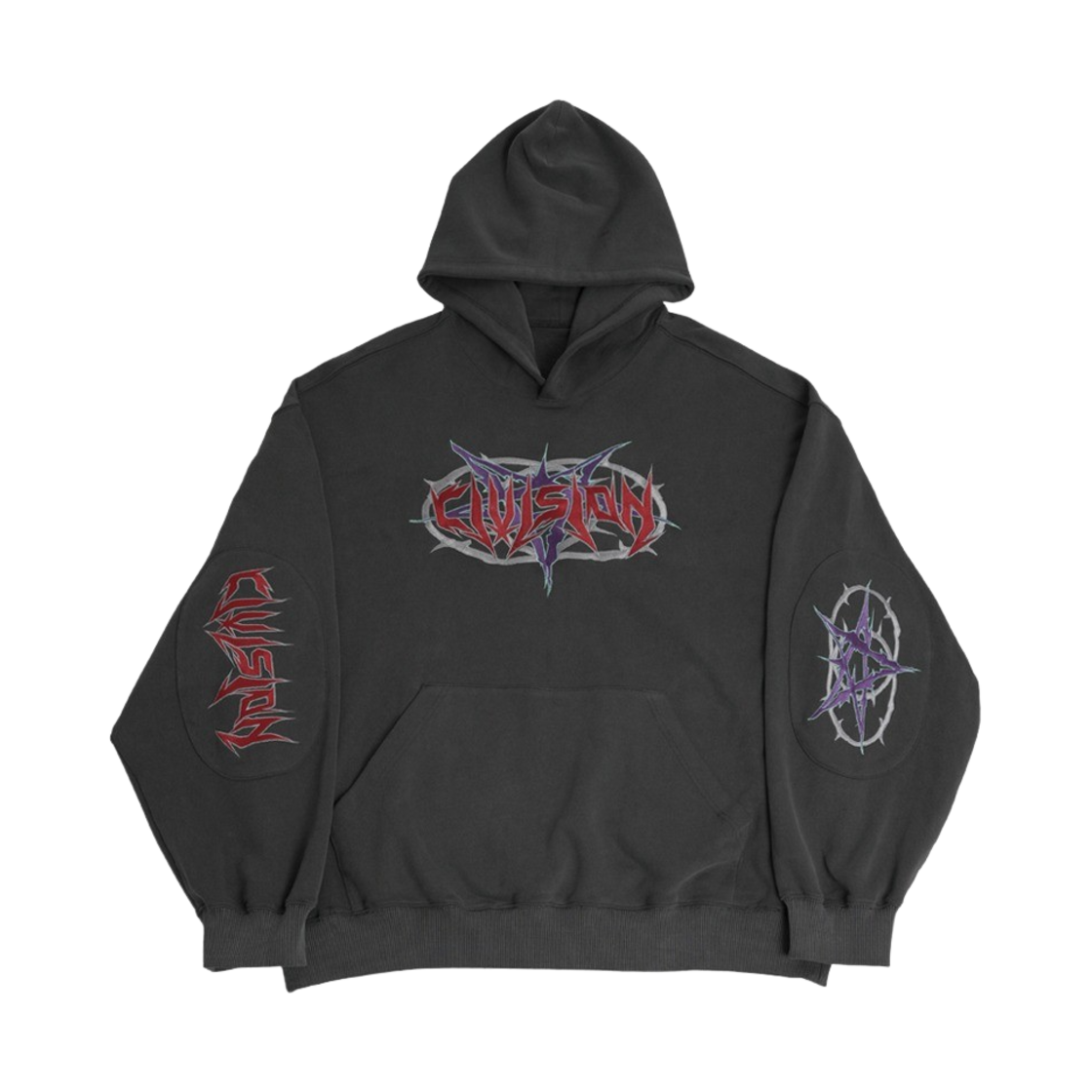 CVSP00000KE Civision by CSC Death Core Hoodie Charcoal