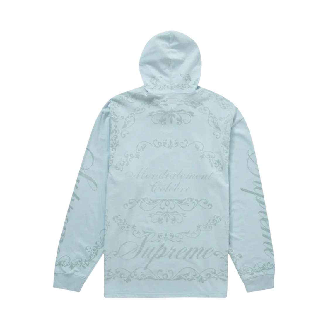 슈프림 셀레브르 후드 롱슬리브 탑 블루 - 23SS(Supreme Celebre Hooded L/S Top Blue - 23SS) - 2