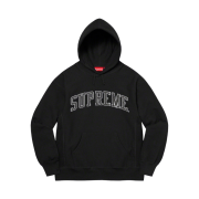 Supreme Stars Arc Hooded Sweatshirt Black - 22SS