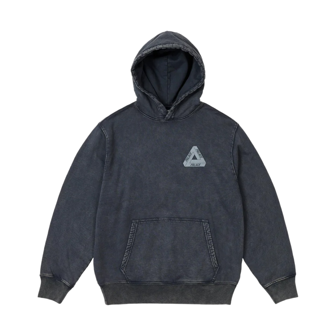 팔라스 워시드 아웃 트라이퍼그 후드 네이비 - 23FW(Palace Washed Out Tri-Ferg Hood Navy - 23FW) - 2