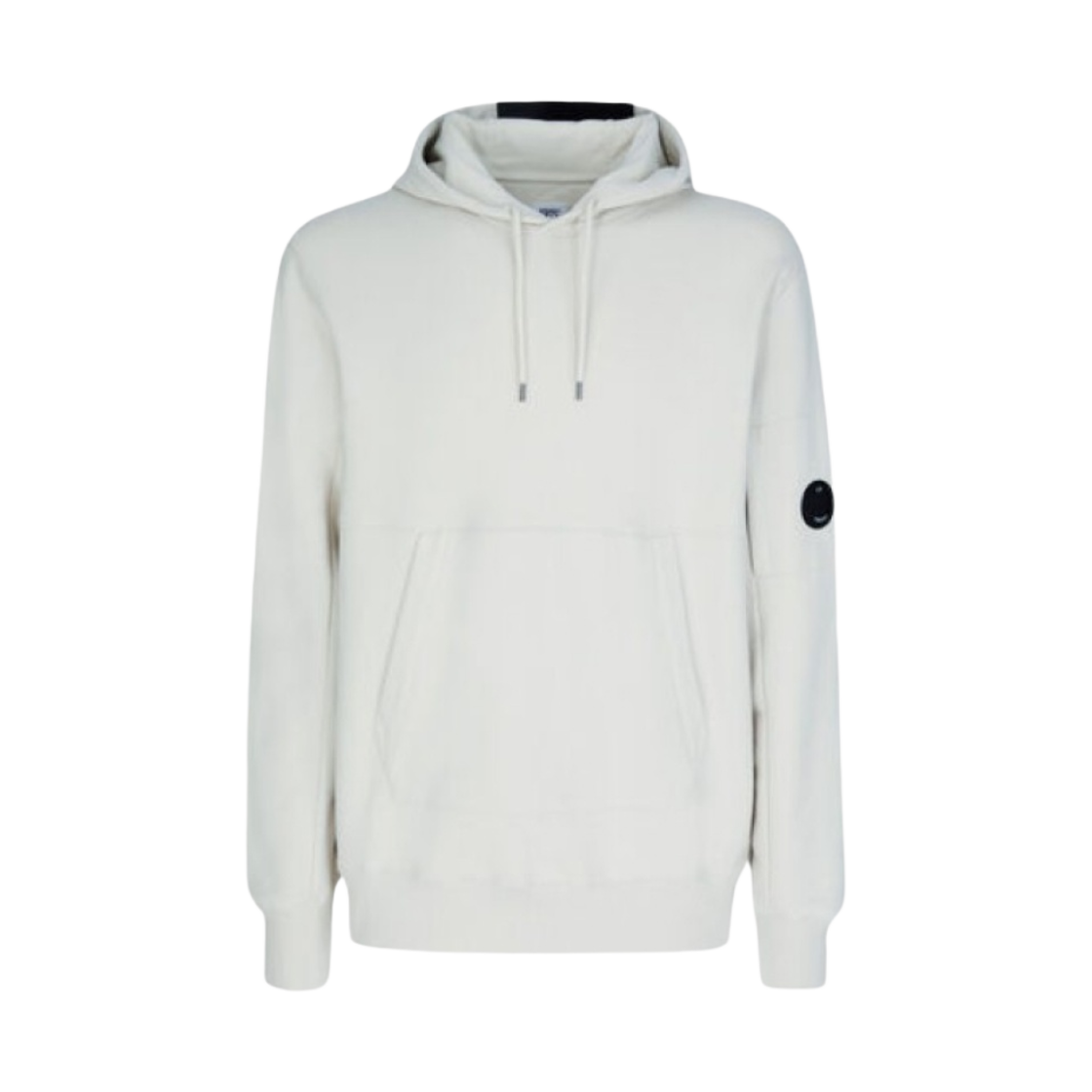 C.P. 컴퍼니 다이애그널 레이즈드 플리스 풀오버 후드 크림 - 21FW(C.P. Company Diagonal Raised Fleece Pullover Hoodie Cream - 21FW) - 1