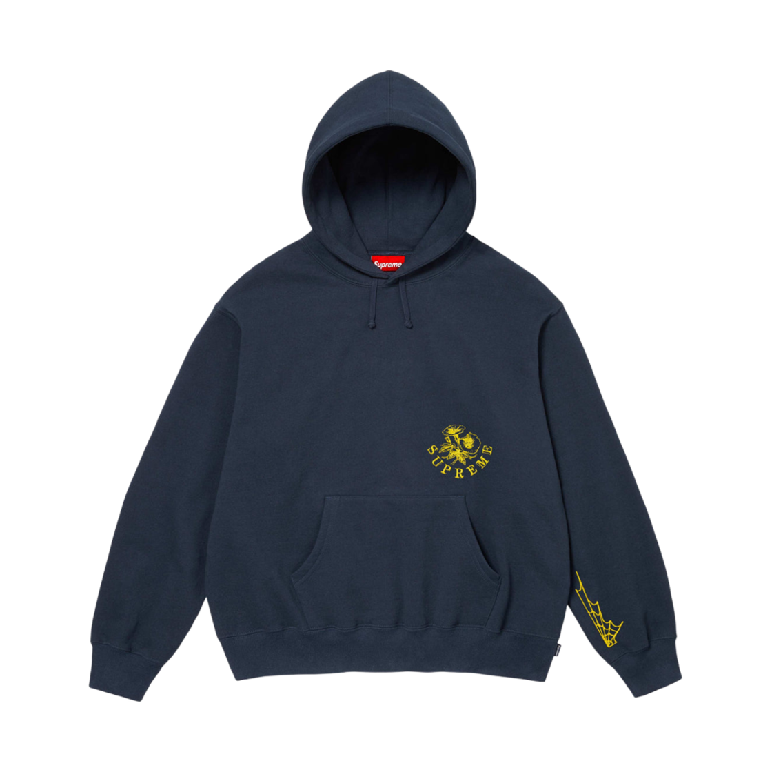 - Supreme Wild Embroidered Hooded Sweatshirt Navy - 24FW - #2