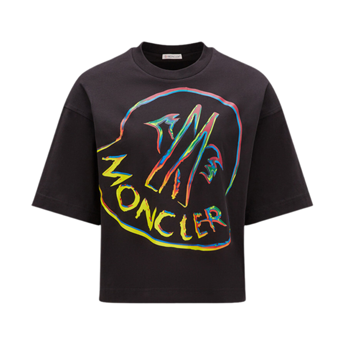 I1-093-8C00026-899SP-999 (W) Moncler Logo T-Shirt Black - 23SS - 대표 이미지 #1
