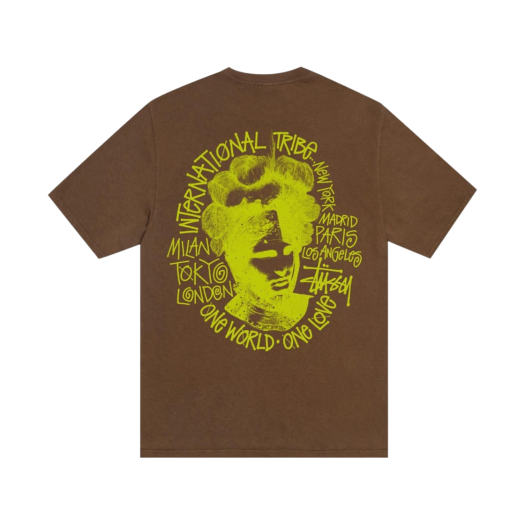 Stussy Camelot Pigment Dyed T-Shirt Brown