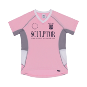 (W) Sculptor Sports Jersey T-Shirt Pink