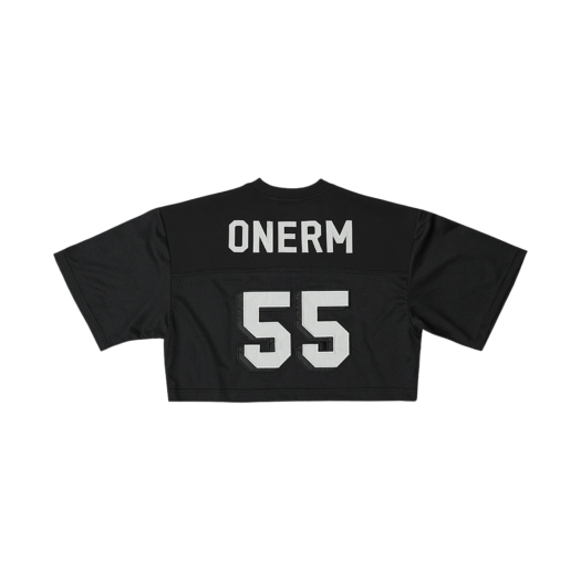 - (W) ONERM Wild Cats Cropped Rugby Jersey Black