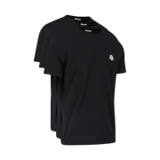 Moncler Logo Patch T-Shirt Black (3 Pack) - 24FW