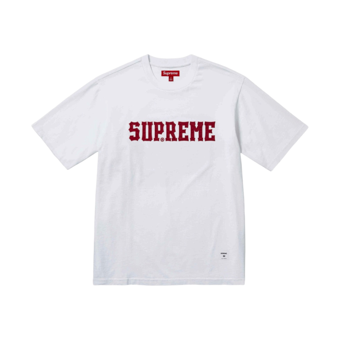 슈프림 트윌 아플리케 숏슬리브 탑 화이트 - 24FW(Supreme Twill Applique S/S Top White - 24FW)