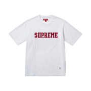 Supreme Twill Applique S/S Top White - 24FW