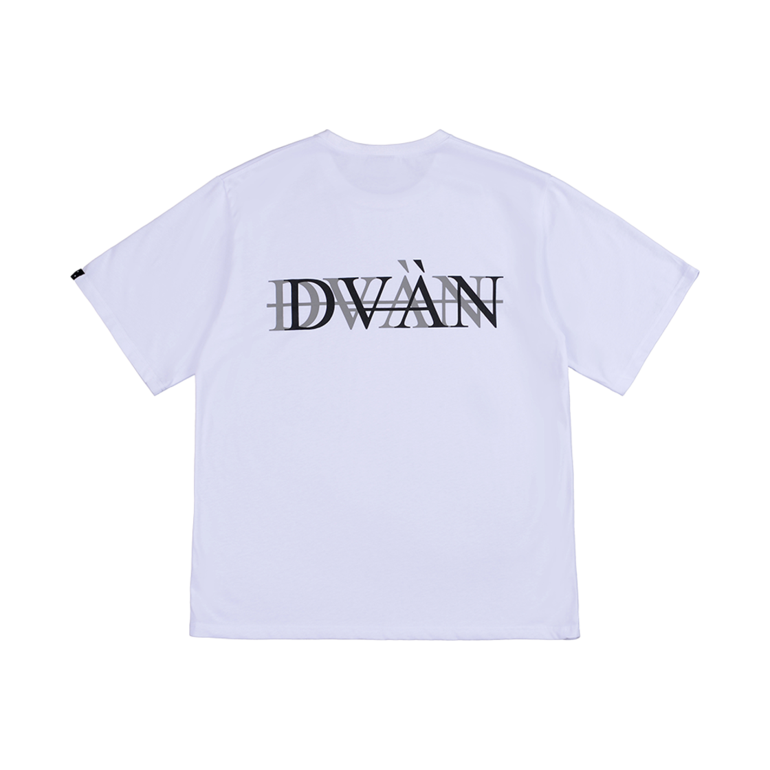 드반 더블 로고 티셔츠 화이트(DVAN Double Logo T-Shirt White)