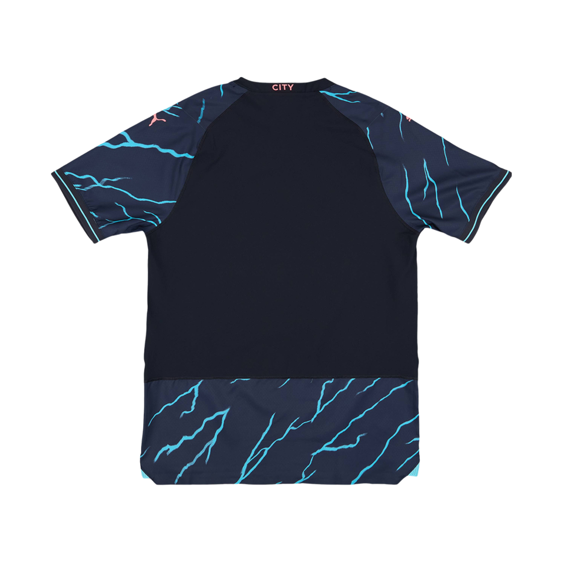 푸마 맨체스터 시티 2023/24 어센틱 써드 저지 다크 네이비 히어로 블루 (논 마킹 버전)(Puma Manchester City 2023/24 Authentic Third Jersey Dark Navy Hero Blue (Non Marking Ver.)) - 2