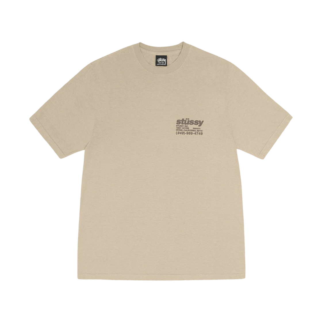스투시 DNA 피그먼트 다이드 티셔츠 카키(Stussy DNA Pigment Dyed T-Shirt Khaki) - 2
