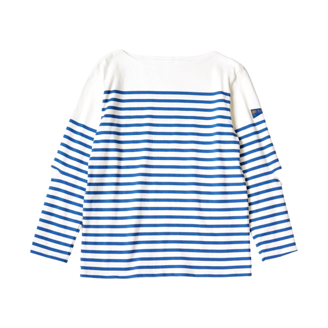 캐피탈 패널 보더 저지 엘보우 리플론 롱슬리브 프로필 레인보위 패치 Pt 화이트