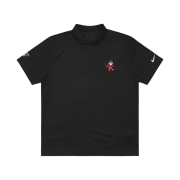 Malbon Golf x Nike Dri-Fit Victory Solid Polo Dancing Buckets Black