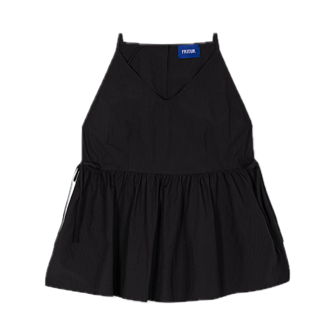 페플럼 뷔스티에 슬리브리스 블랙(Peplum Bustier Sleeveless Black_F252BL02)