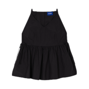 Peplum Bustier Sleeveless Black_F252BL02