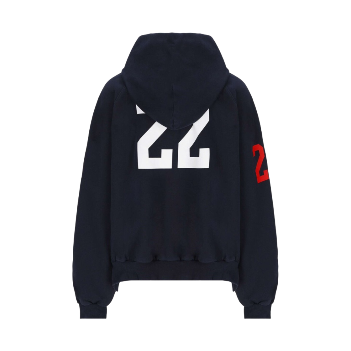 발렌시아가 파리 로고 22 집업 후드 다크 네이비(Balenciaga Paris Logo 22 Zip-Up Hoodie Dark Navy) - 2