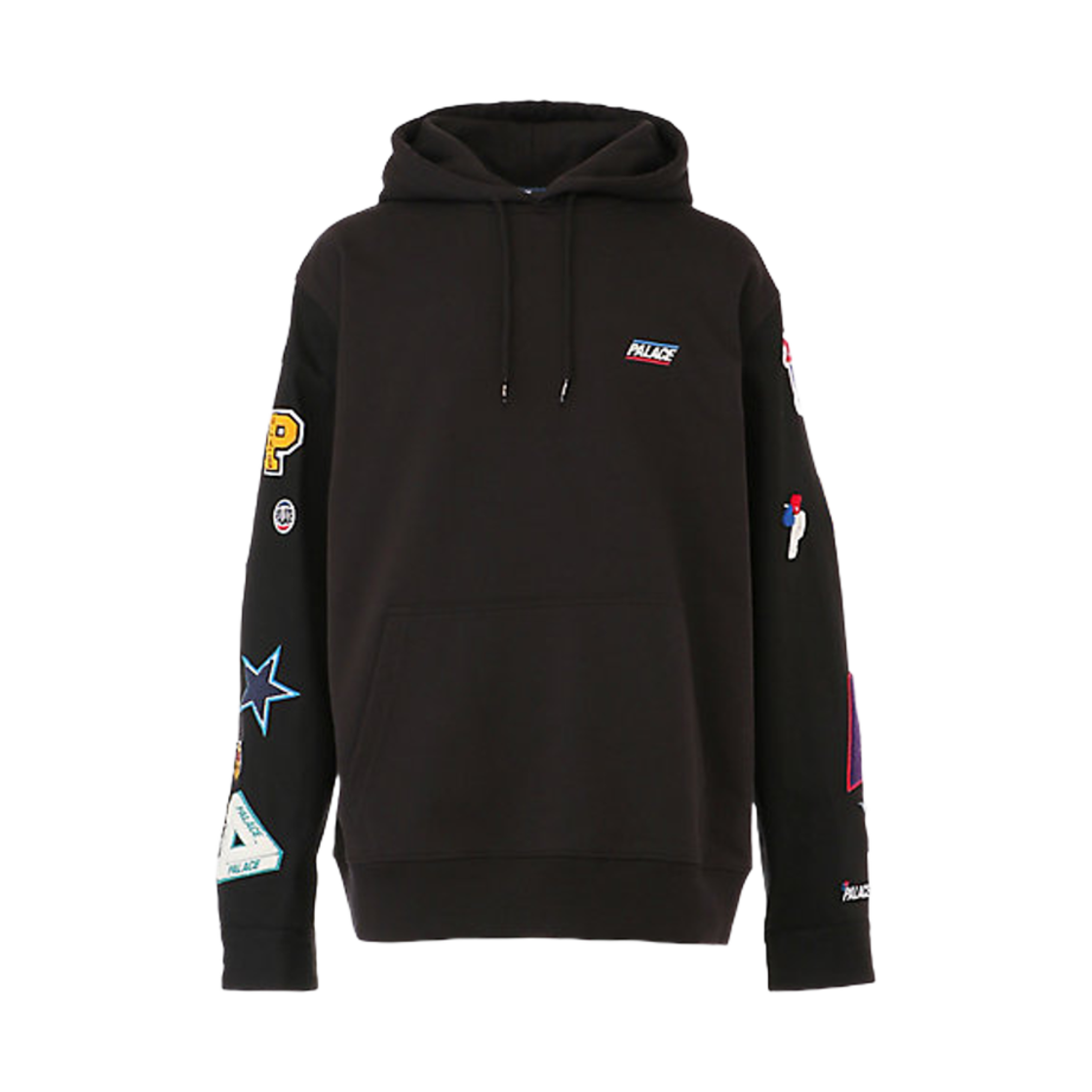 준야 와타나베 x 팔라스 스케이트보드 후드 커스터마이즈드 스웻 블랙(Junya Watanabe x Palace Skateboards Hoodie Customized Black)