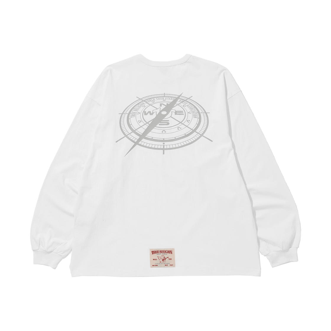 TRA1TLU004WH True Religion N.E.W.S Long Sleeve White