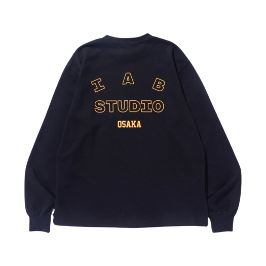 【IAB STUDIO】 IAB Studio Long Sleeve Black - 23FW 아이앱 스튜디오 롱슬리브 블랙 - 23FW | IAB Studio | KREAM