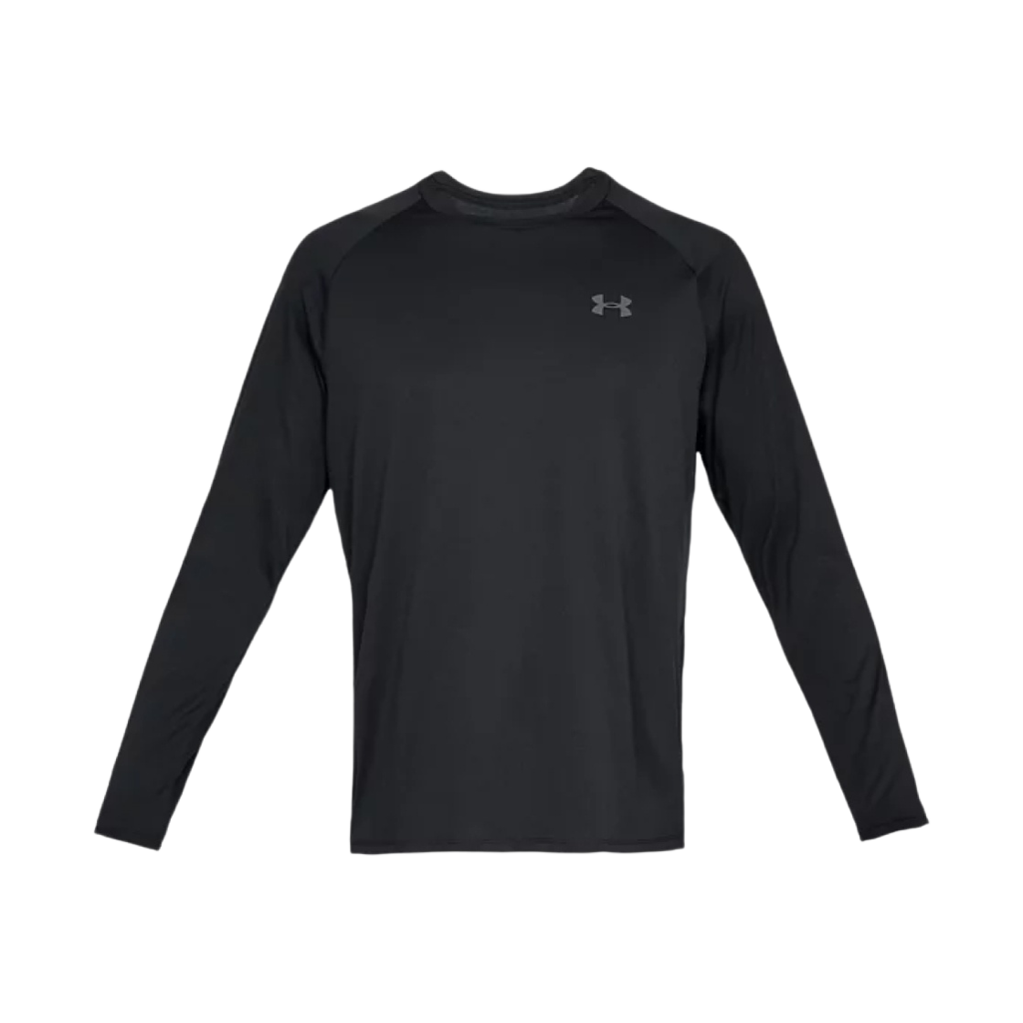 언더아머 테크 롱 슬리브 블랙 그래파이트(Under Armour Tech Long Sleeve Black Graphite)