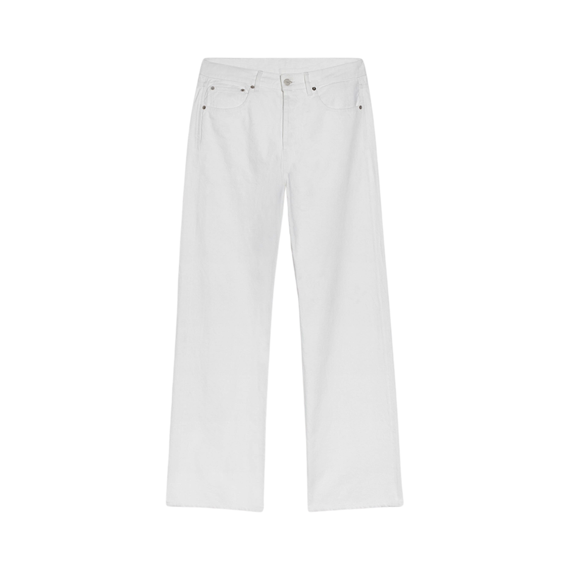 자크뮈스 르 드 니메스 수노 파이브 보켓 진 화이트(Jacquemus Le De Nimes Suno Five-Pocket Jeans White) - 1