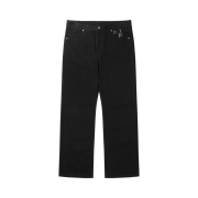 Wooyoungmi Long Straight Denim Pants Black - 23SS