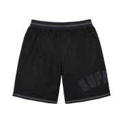 Supreme Ultrasuede Mesh Short Black - 24SS