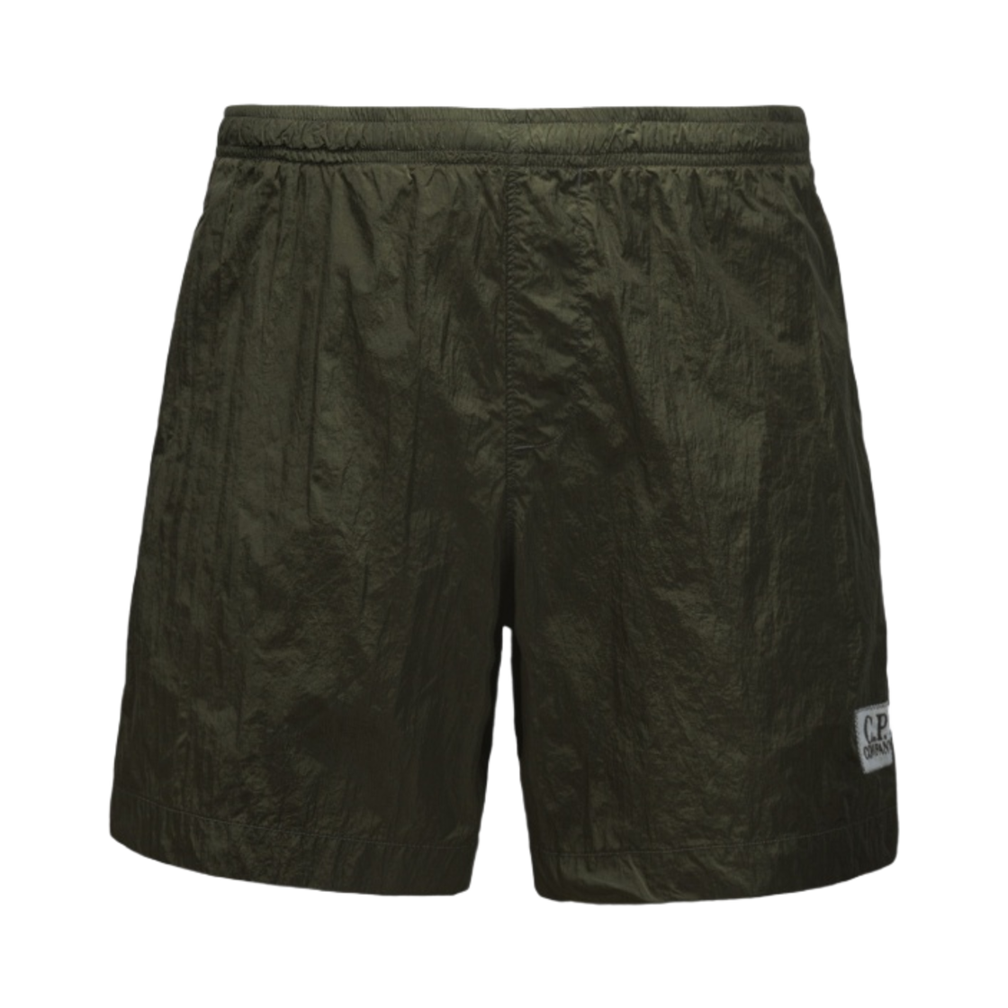 C.P. 컴퍼니 크롬 스윔 쇼츠 번트 올리브 그린 - 22SS(C.P. Company Chrome Swim Shorts Burnt Olive Green - 22SS) - 1