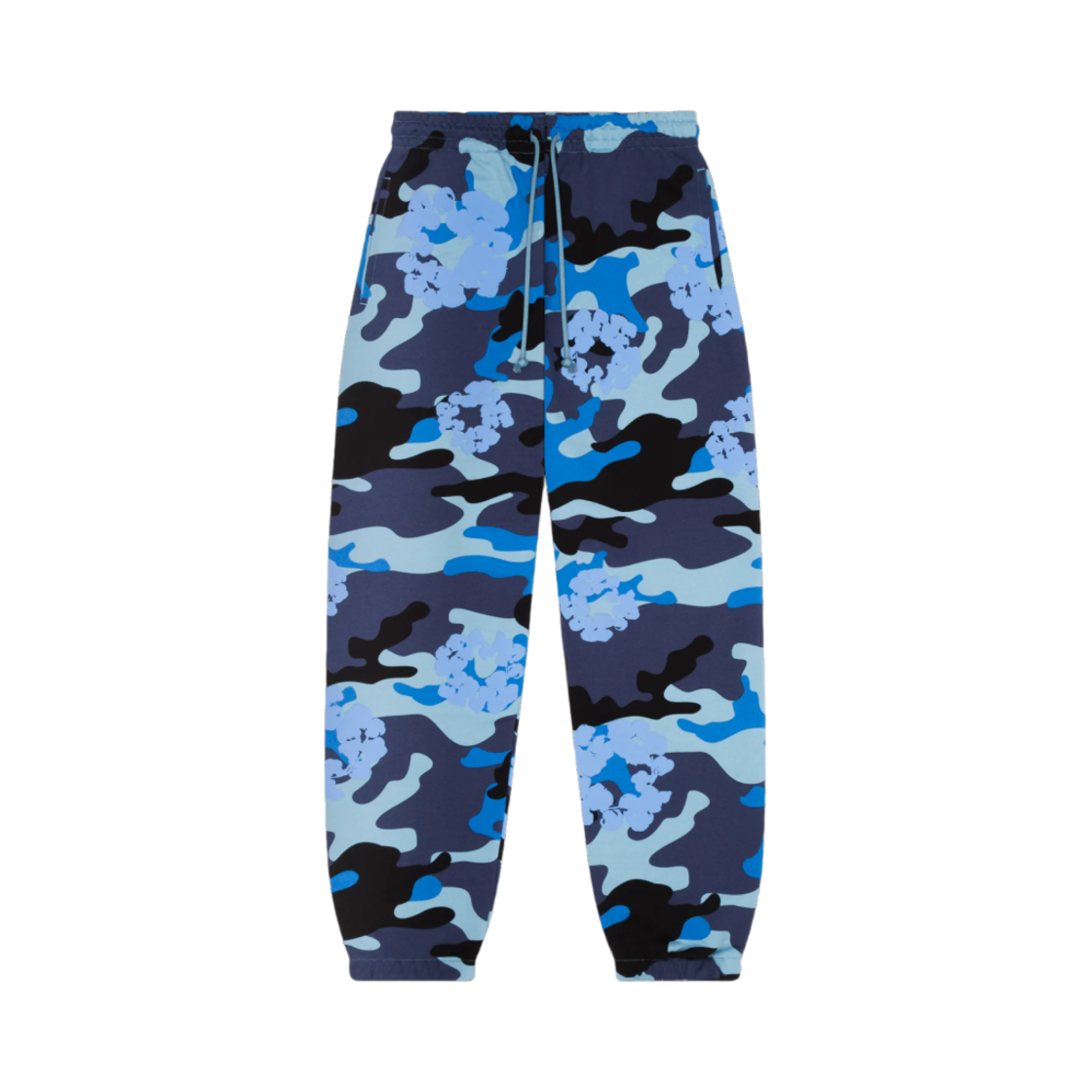 - Denim Tears Cotton Wreath Sweatpant Blue Camo