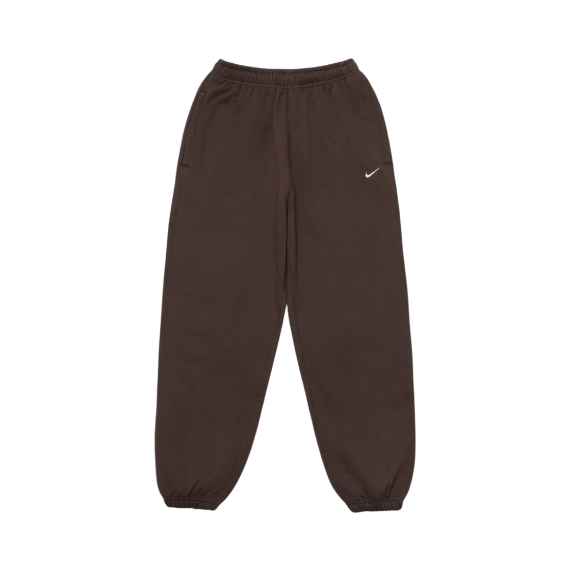 (W) 나이키 NRG 솔로 스우시 플리스 팬츠 바로크 브라운 - 아시아((W) Nike NRG Solo Swoosh Fleece Pants Baroque Brown - Asia)