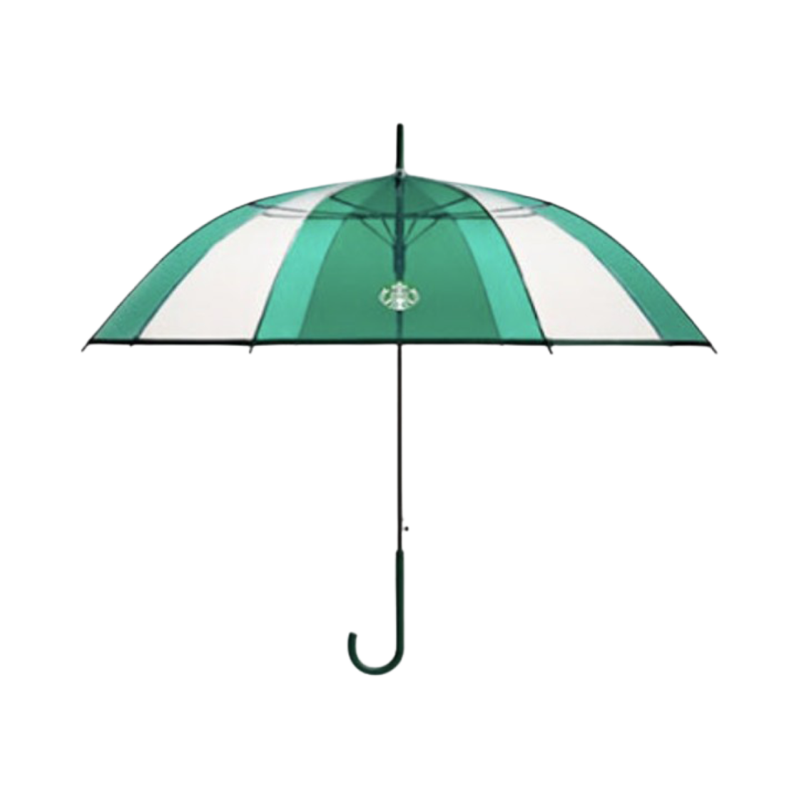 스타벅스 레이니 데이 톨 투명 우산 그린(Starbucks Rainy Day Tall Transparent Umbrella Green)
