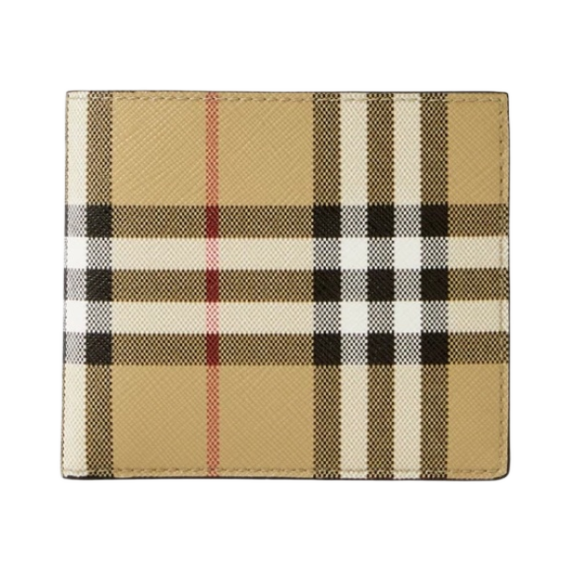 8065641 Burberry Vintage Check Bifold Wallet Archive Beige
