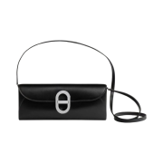 Hermes Chaine d'Ancre To Go Wallet Tadelakt & Palladium Noir