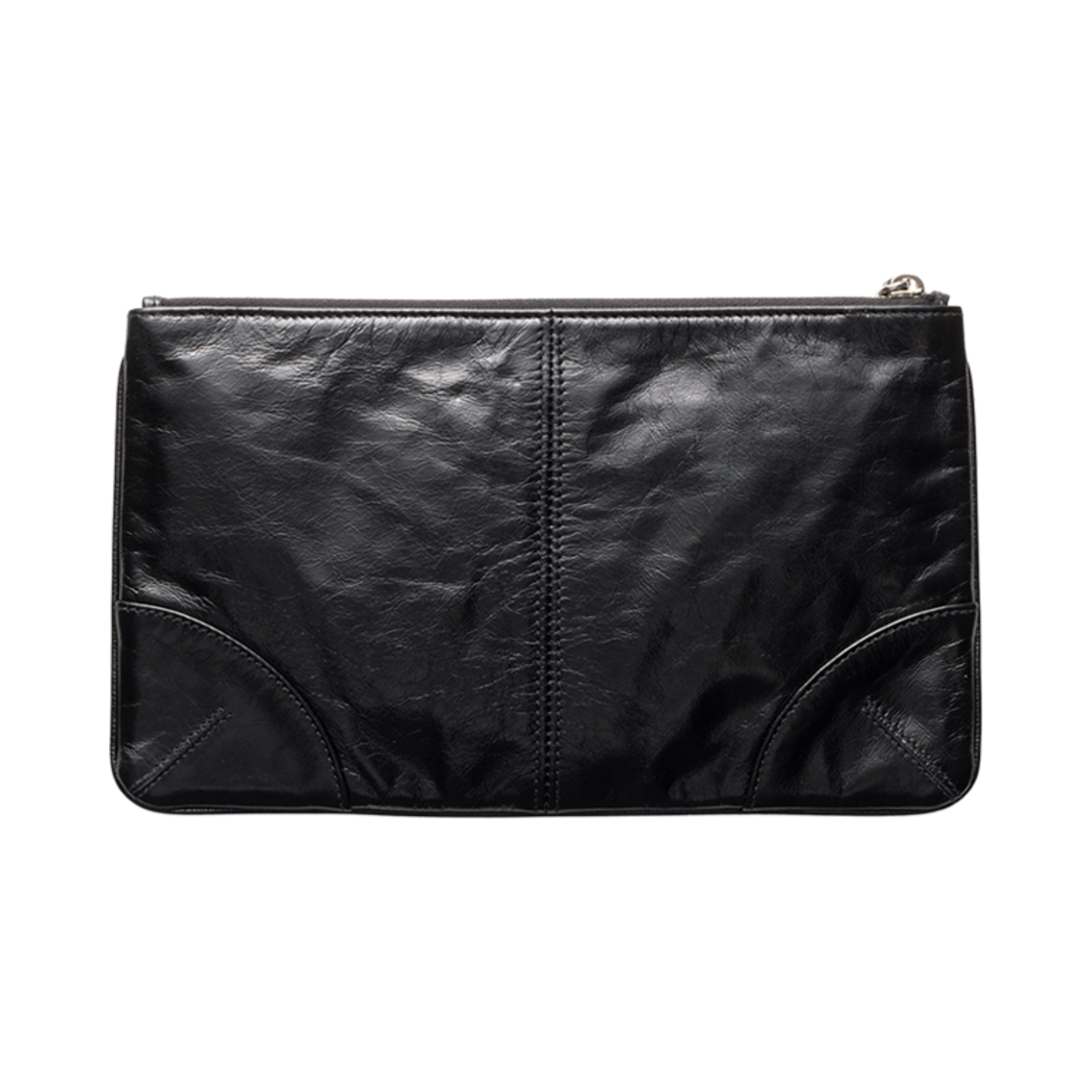 프라다 레더 파우치 블랙(Prada Leather Pouch Black) - 2