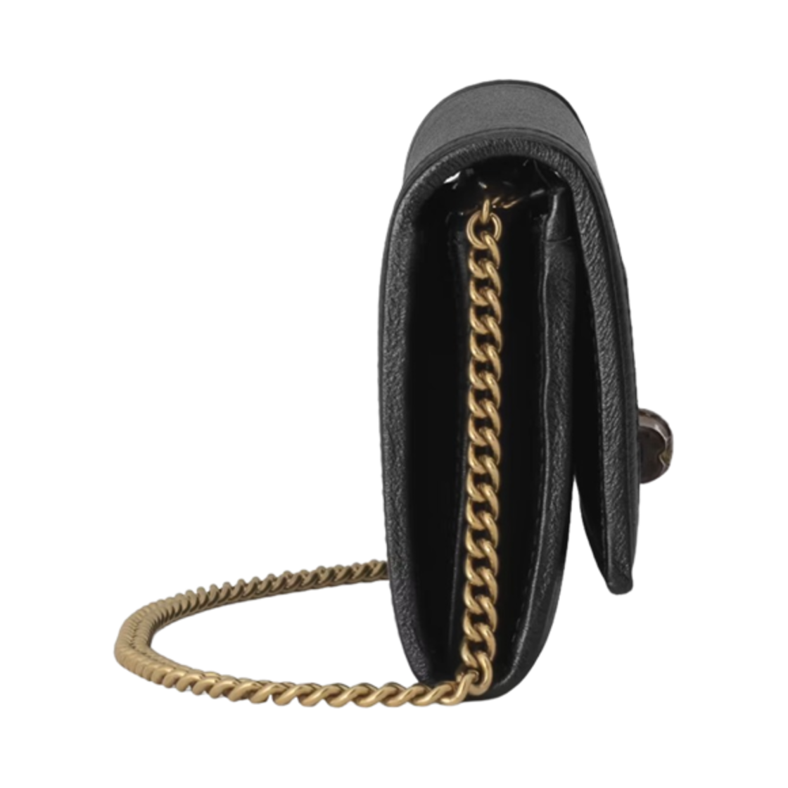 구찌 다이애나 뱀부 체인 월렛 블랙(Gucci Diana Bamboo Chain Wallet Black) - 3