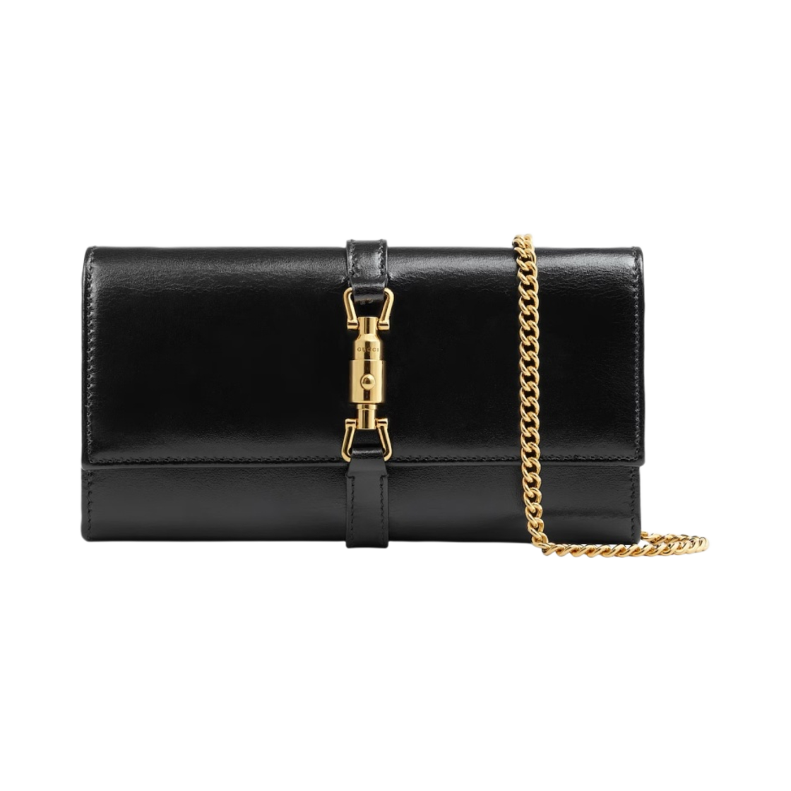 구찌 재키 1961 체인 지갑 블랙 레더(Gucci Jackie 1961 Chain Wallet Black Leather) - 1