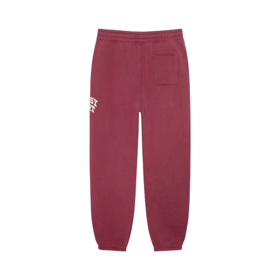 스투시 플리스 팬츠 스포츠 크랙클 버건디(Stussy Fleece Pants Sport Crackle Burgundy) - 2
